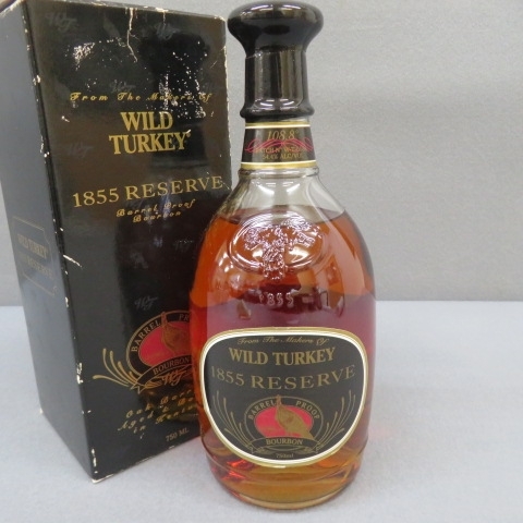 3A34☆ワイルドターキー 1855 リザーブ 108.8°750ml 54.4％ 2/2☆A 0