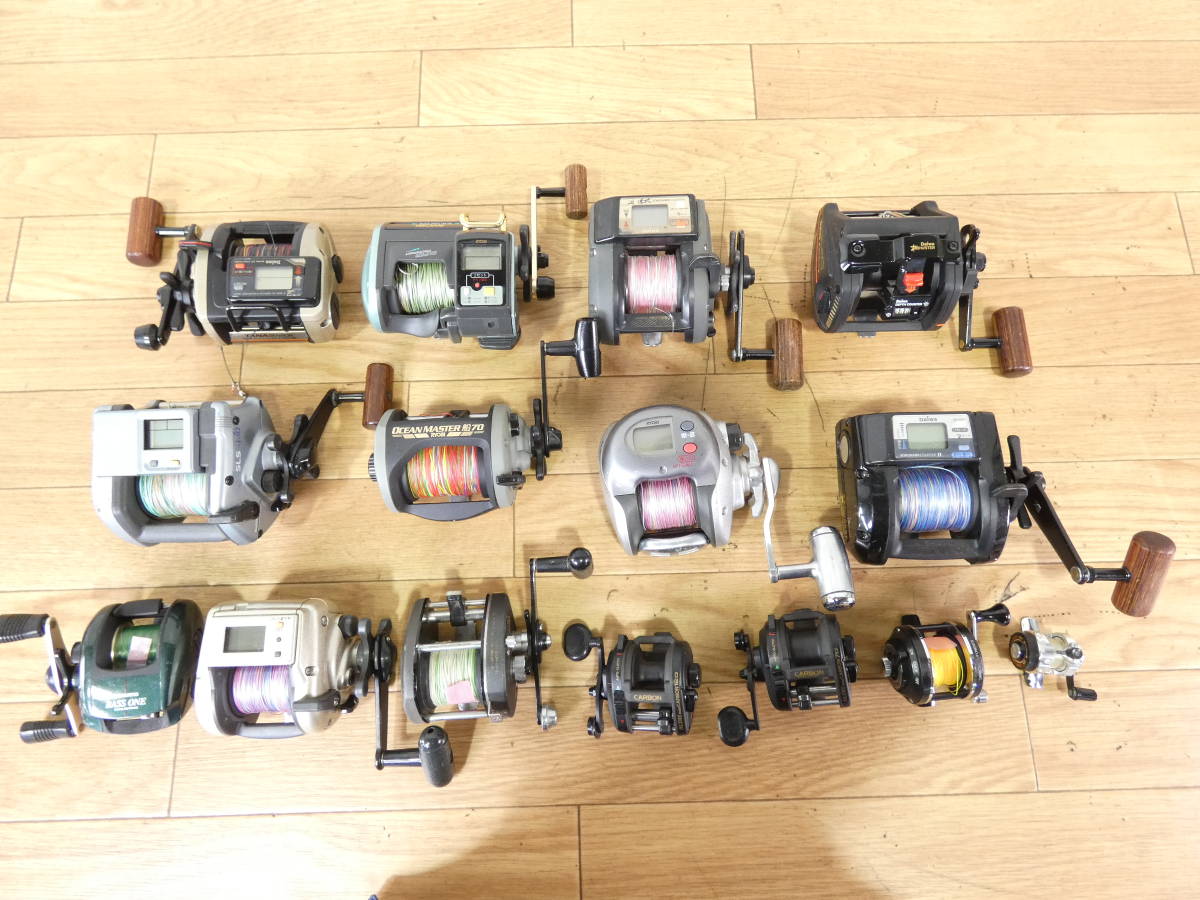 ○ベイトリール 船用 手動リール 色々 15点まとめて Daiwa/SHIMANO