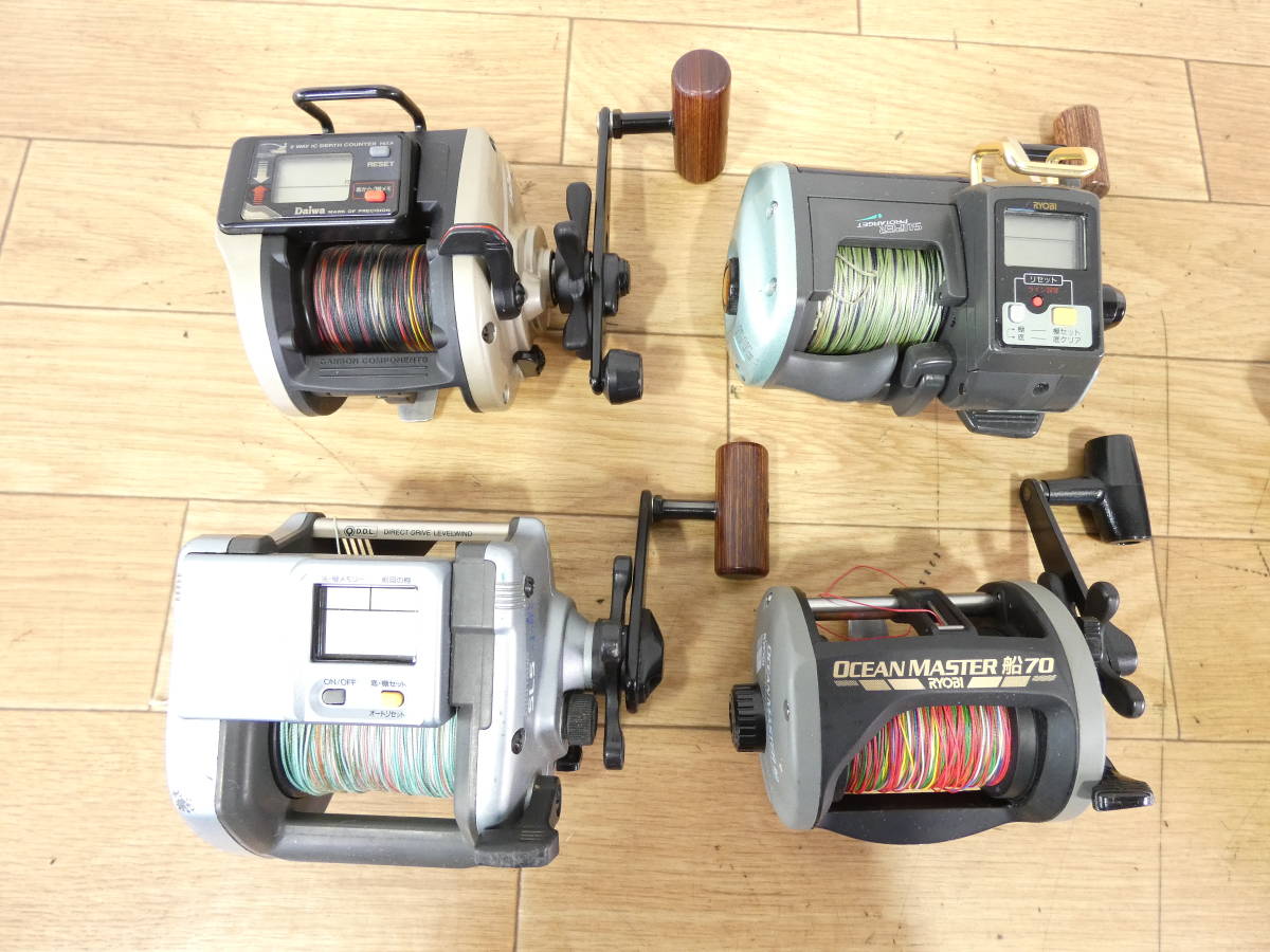 ○ベイトリール 船用 手動リール 色々 15点まとめて Daiwa/SHIMANO