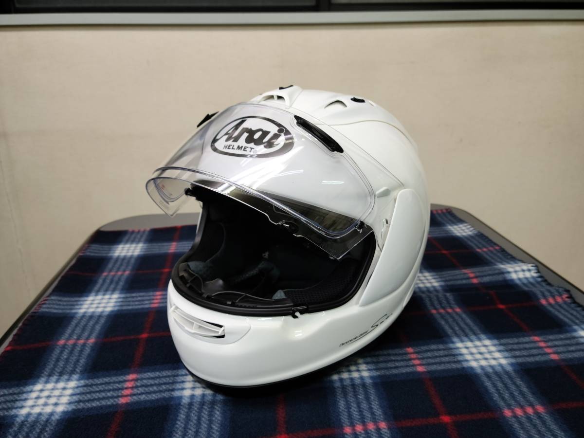 Arai ヘルメット RX7RR5 サイズL ホワイト RX-7 RR5 Arai Safety RX