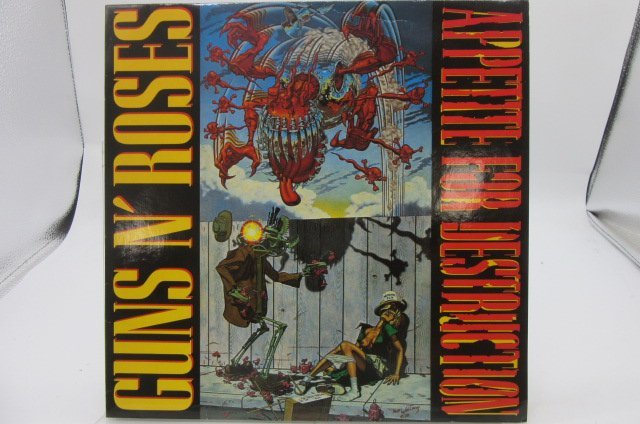 独盤/発禁ジャケット】Guns N' Roses「Appetite For Destruction」LP
