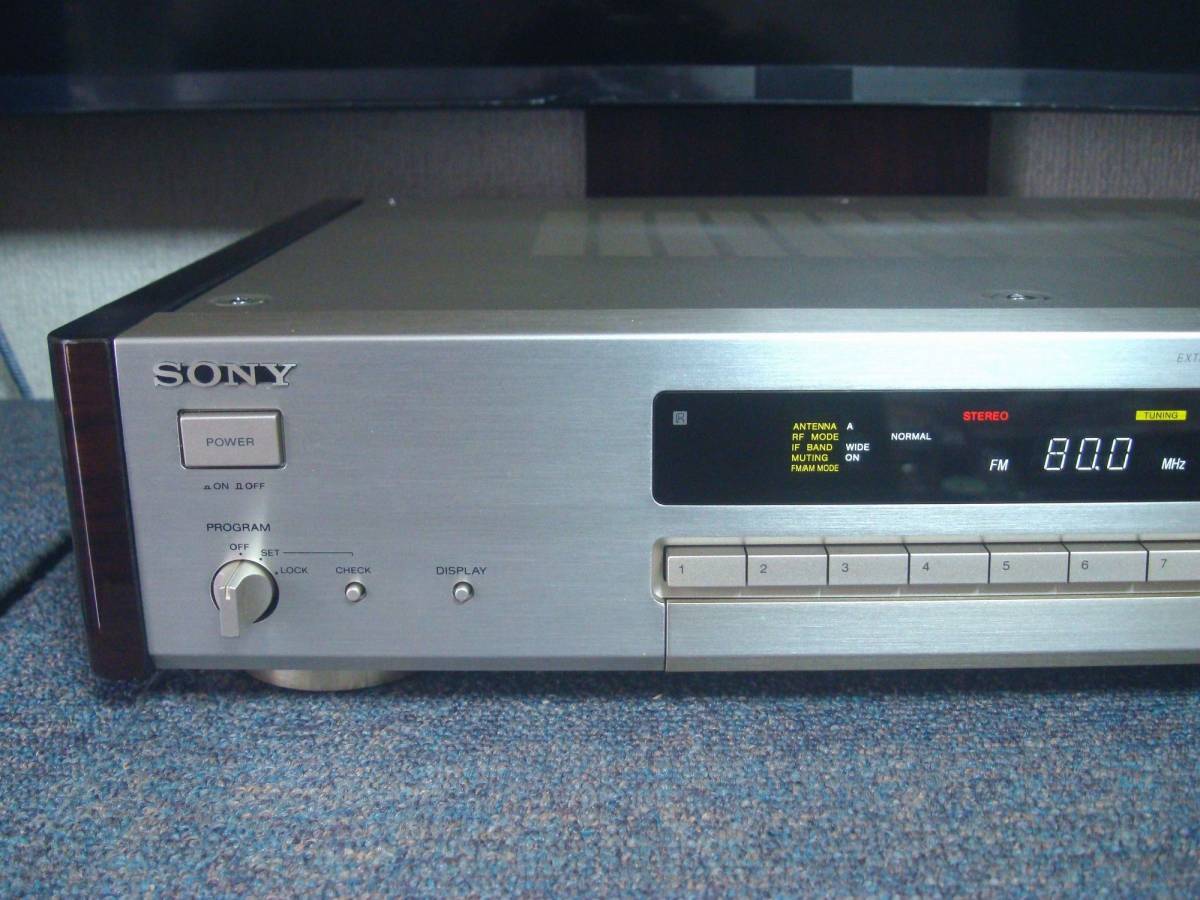 SONY ST-S333ESJ FM/AM TUNER メンテナンス、調整済完動品 (中古品） 小傷