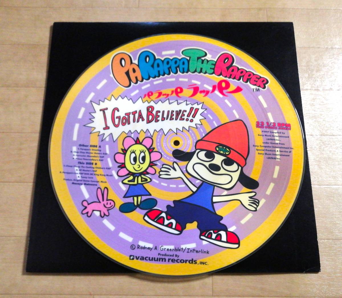 PARAPPA THE RAPPER ピクチャー・レコード I GOTTA BELIEVE