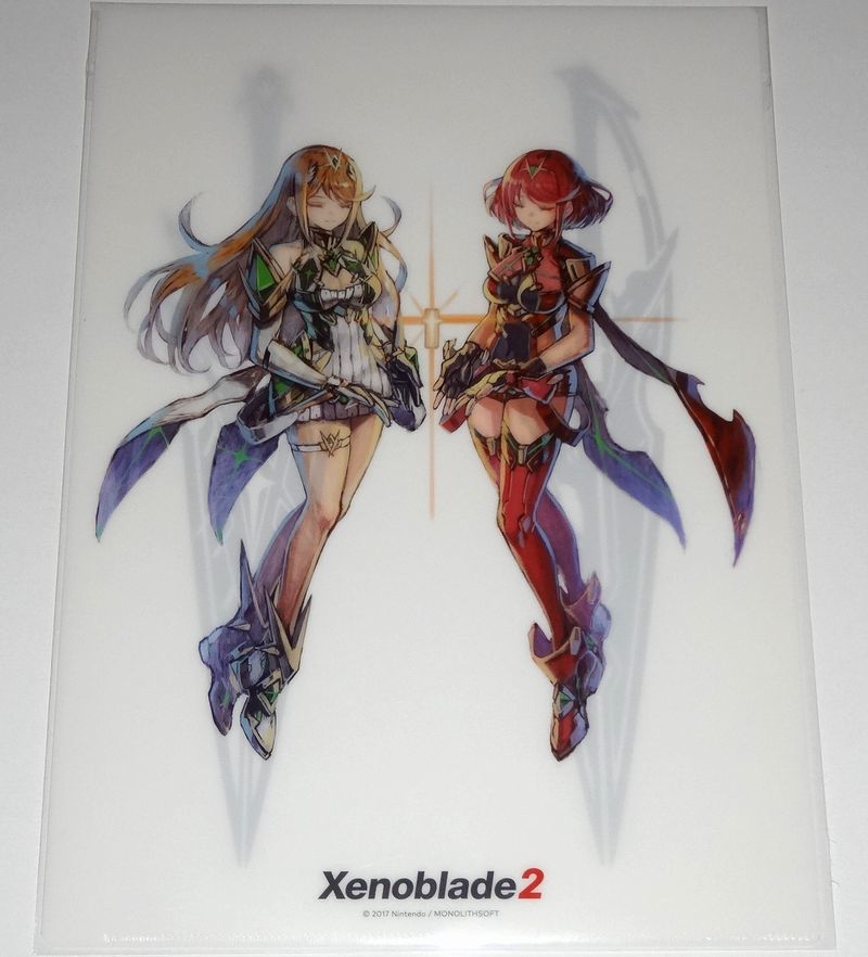 ゼノブレイド2 A4 ゼノブレイド2 クリアファイル クリアファイル 4枚
