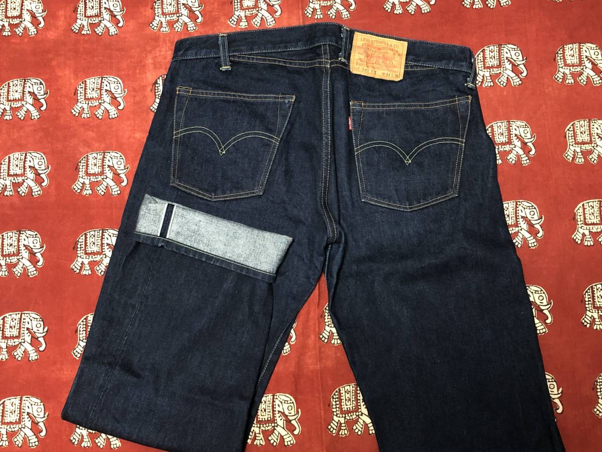 Levi'sリーバイス希少レア501XXローライズカスタム濃紺ヴィンテージW34