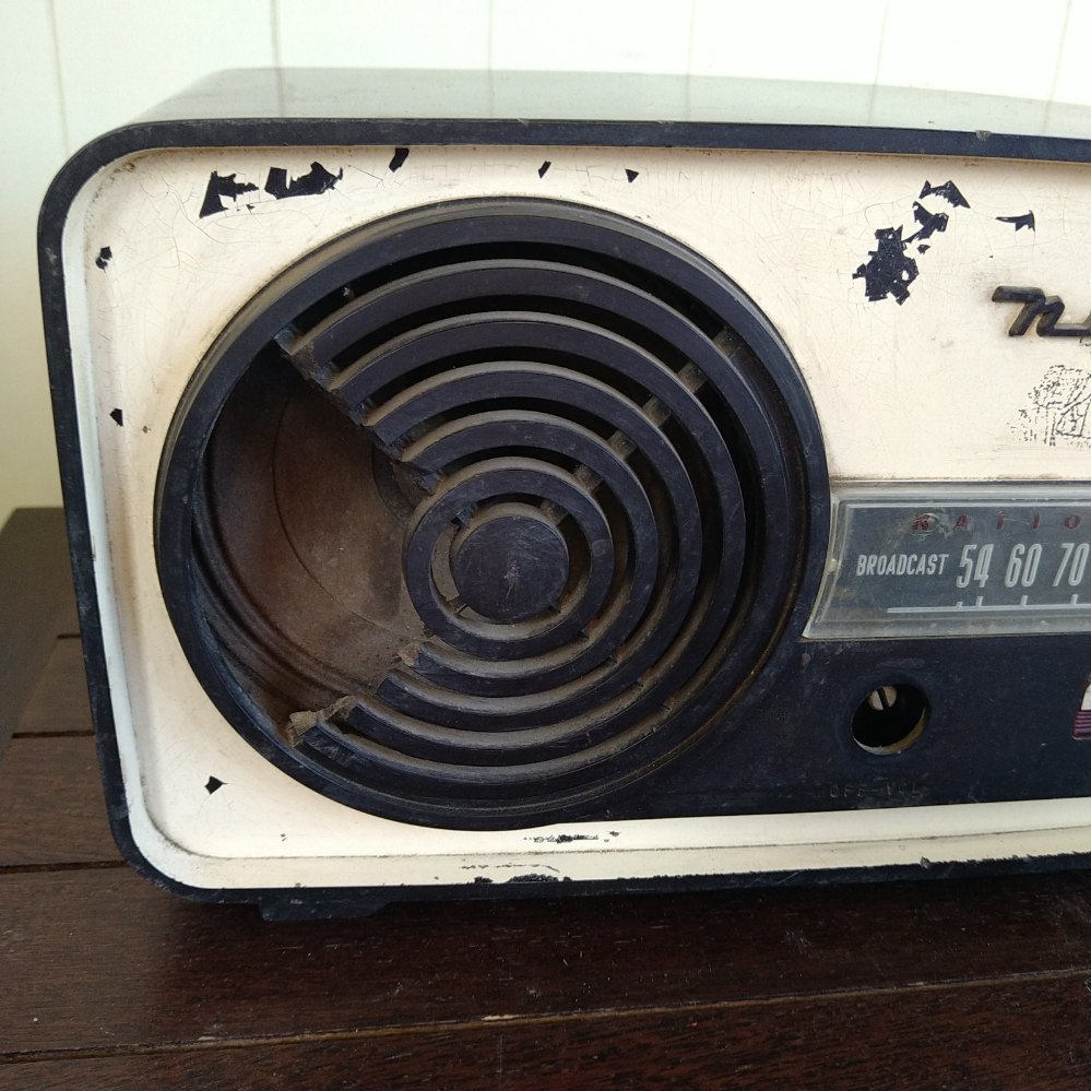 ジャンクnational ナショナル 真空管ラジオ SUPER-HET 昭和レトロ