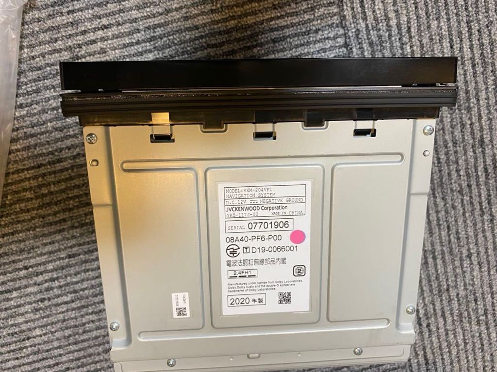 ホンダ純正 ギャザーズ 7インチナビ VXM-204VFi 08A40-PF6-P00 2020年