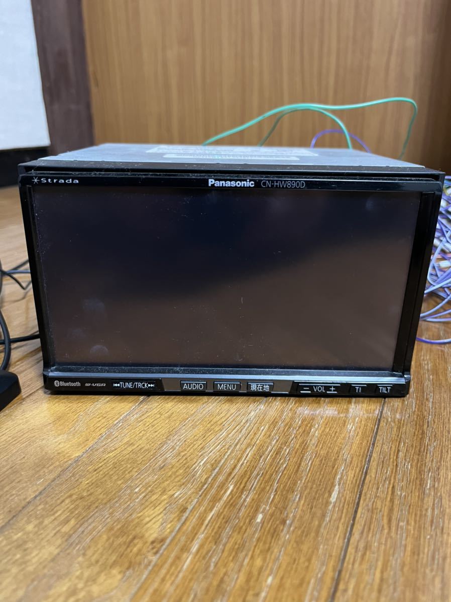 パナソニック ストラーダ HDDナビ Panasonic CN-HW890DFA 中古 地デジ