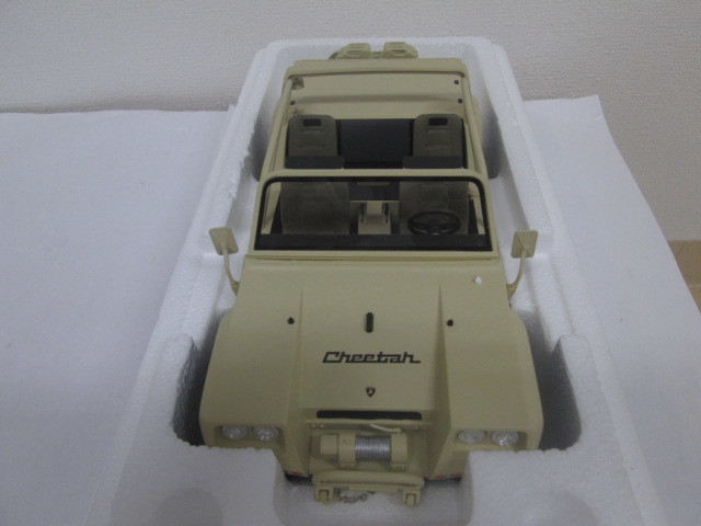 極上品 京商 1/18 ランボルギーニ チーター カーキ KYOSHO KSR18511KH