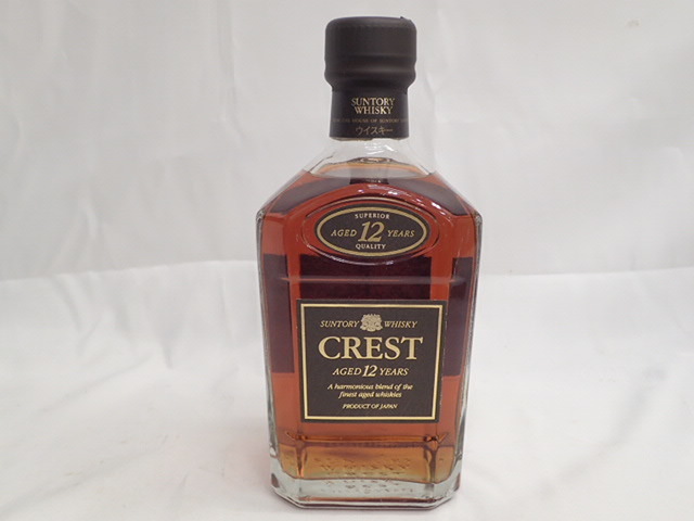 020501 【未開栓古酒】 ☆SUNTORY CREST サントリー クレスト 12年