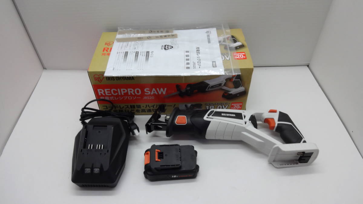 格安，正規品 4933 アイリスオーヤマ 電動のこぎり 充電式レシプロソー JRS20-Z 簡易 品(ジグソー、電気のこぎり)｜売買されたオークション情報、yahooの商品情報をアーカイブ公開 - オークファン 木工用