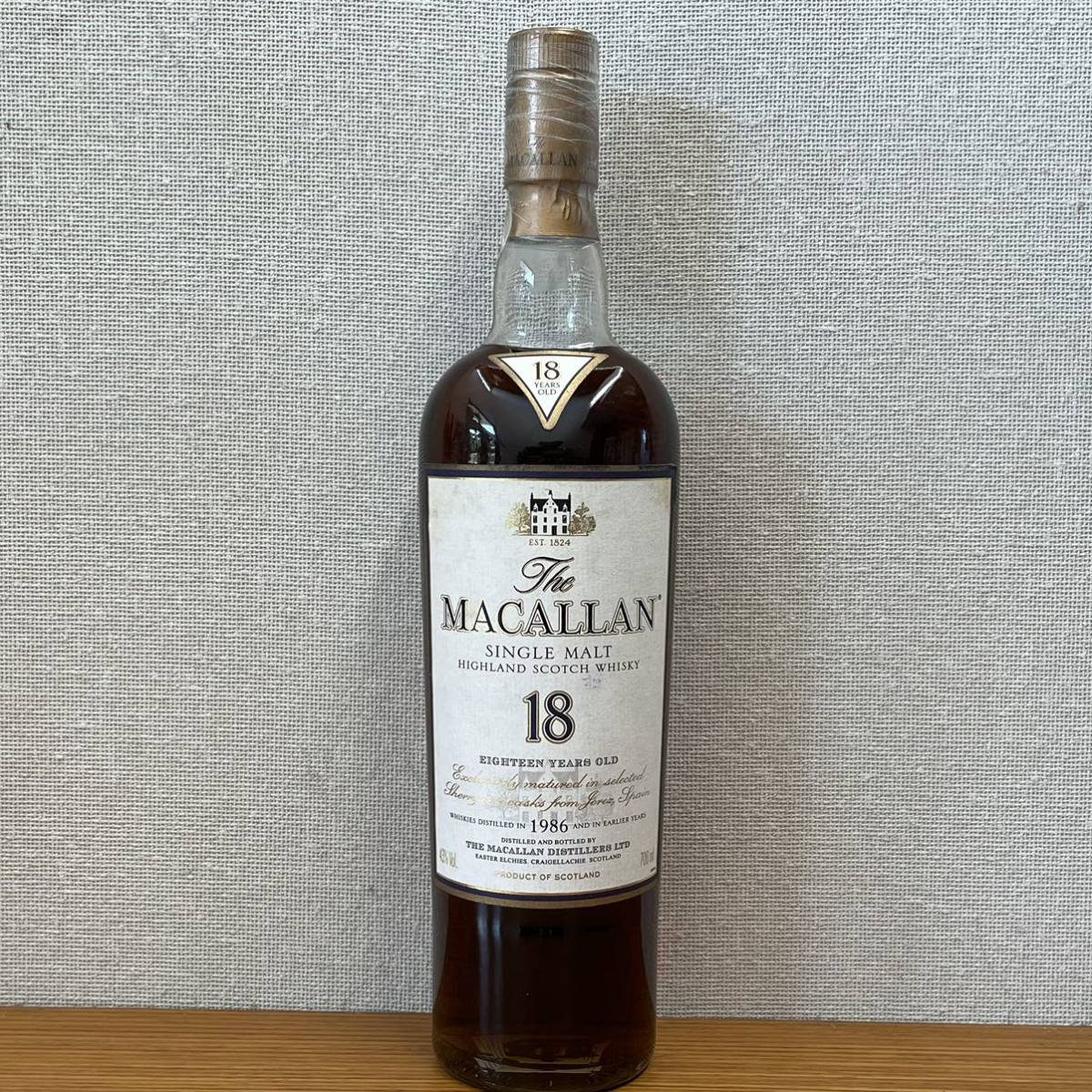 赤字超特価，高品質】 マッカラン18年 1986 年 MACALLAN