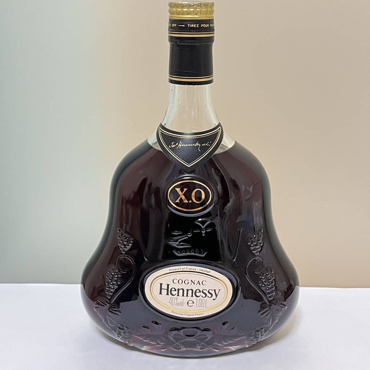 金キャップ ヘネシー XO Hennessy ヘネシーXO グリーンボトル