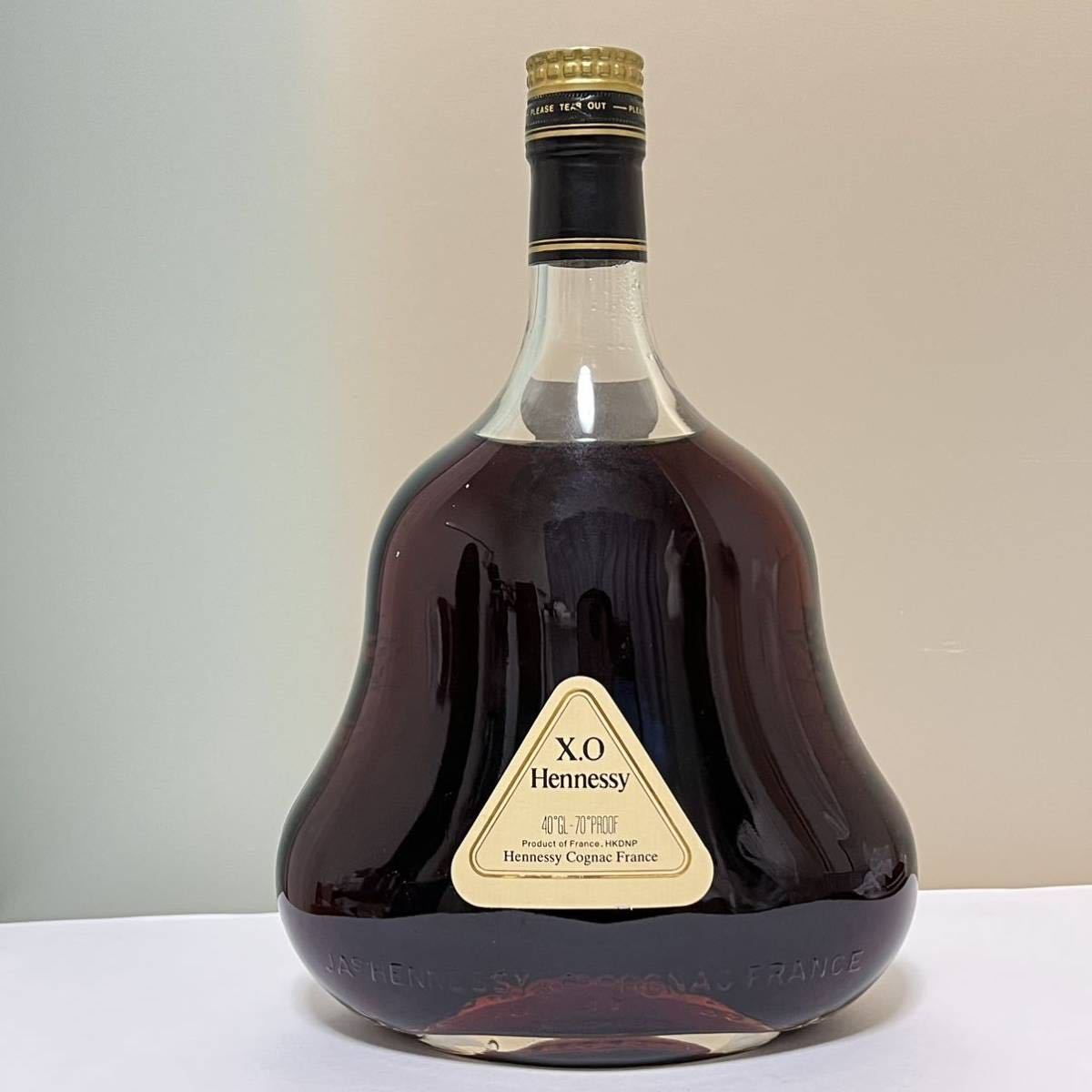 金キャップ ヘネシー XO Hennessy ヘネシーXO グリーンボトル