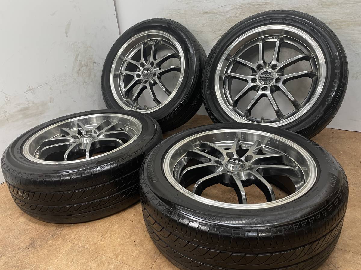 送料無料！深リム！PIAA SRM STYLE-D 18インチ 7.5J +42 PCD114.3 