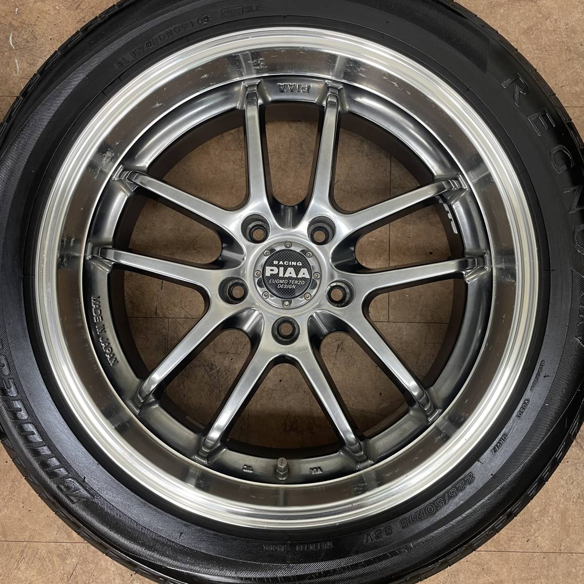 送料無料！深リム！PIAA SRM STYLE-D 18インチ 7.5J +42 PCD114.3 