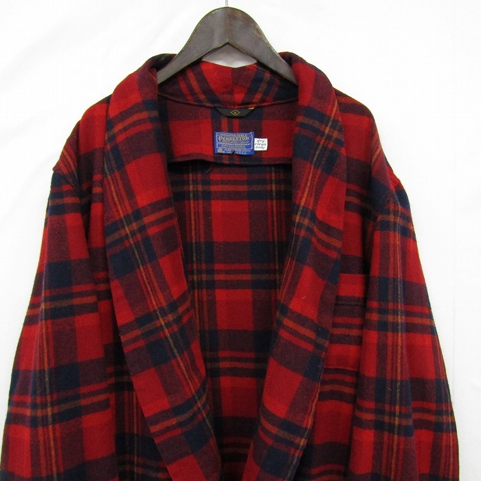 USA製 Vintage 70s~ PENDLETON ウール ガウン ローブ シャツ コート