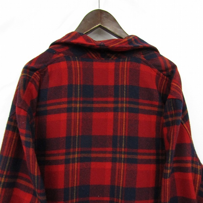 USA製 Vintage 70s~ PENDLETON ウール ガウン ローブ シャツ コート