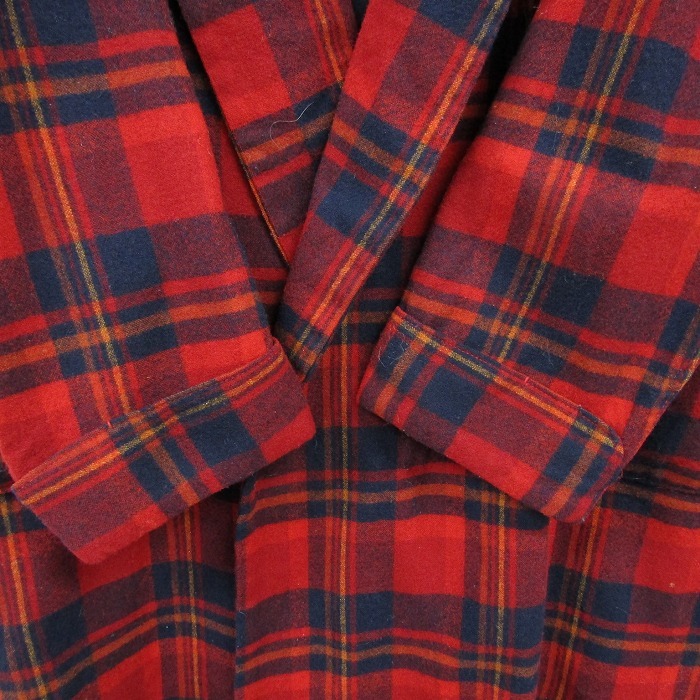 USA製 Vintage 70s~ PENDLETON ウール ガウン ローブ シャツ コート
