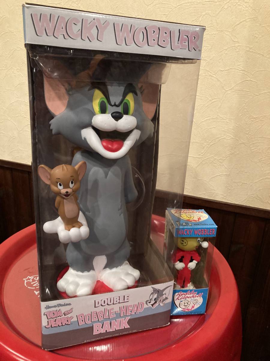 トムとジェリー ワッキーワブラー 貯金箱 FUNKO Wacky Wobbler 