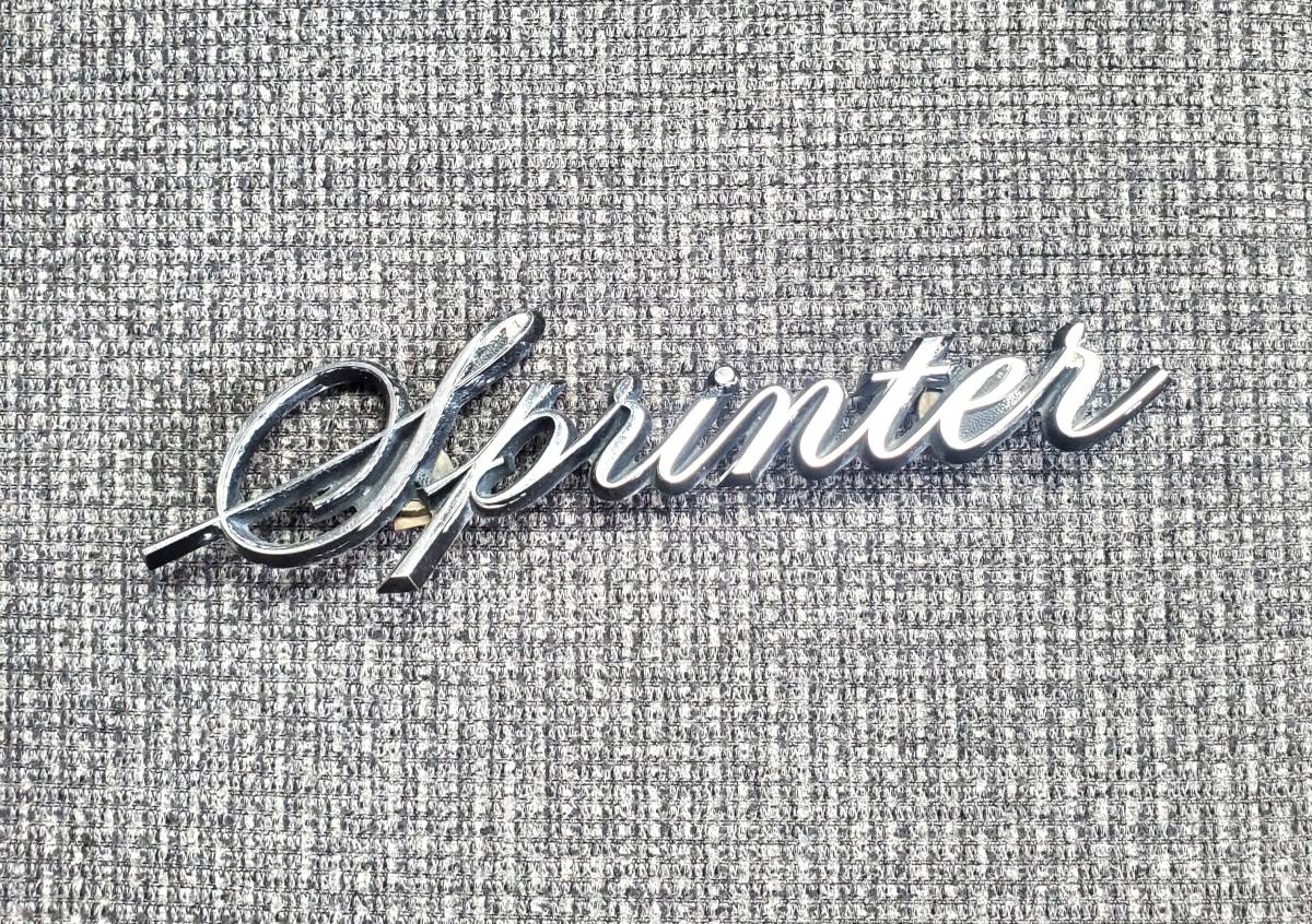 旧車　TE27 トレノ　TOYOTA　スプリンター　sprinter 当時物　アンチ製？　裏側ピン、留め金あり　エンブレム　中古品