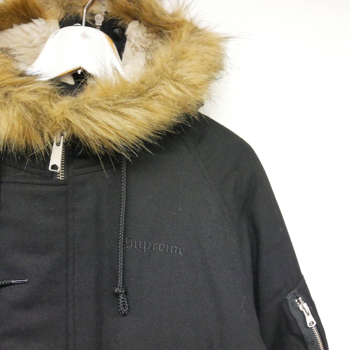 1円】良好 国内正規 Supreme 18AW 18FW Wool N-2B Jacket ウール