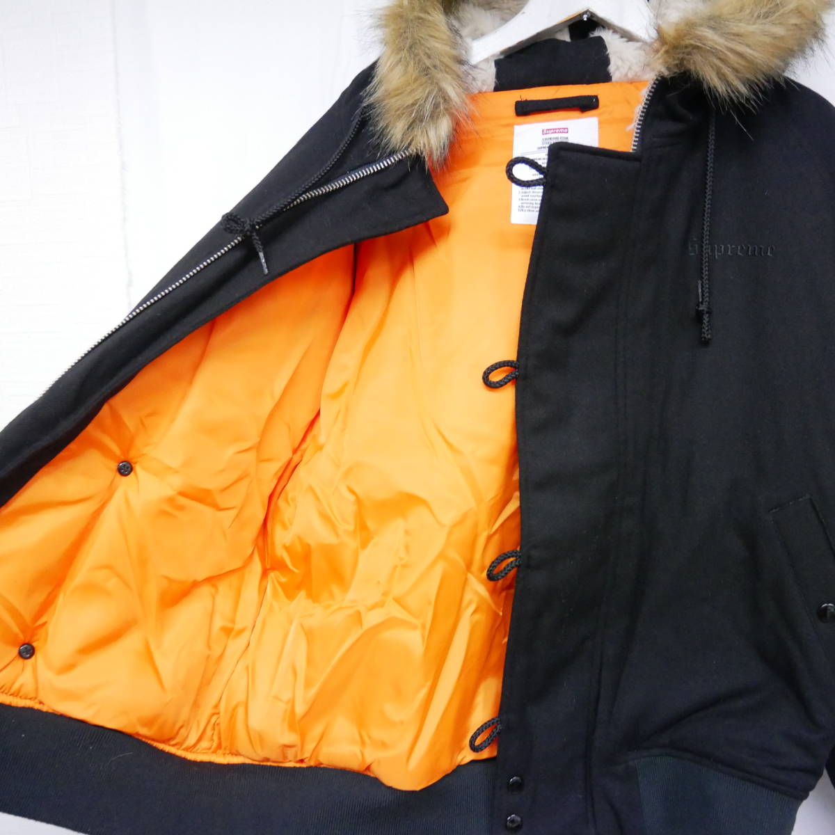 1円】良好 国内正規 Supreme 18AW 18FW Wool N-2B Jacket ウール