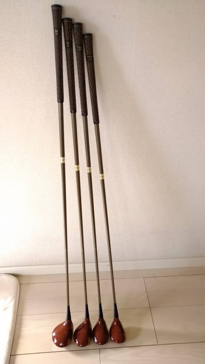 超美品　USA Louisville　パーシモンクラブ　ウツドSET(1.3.4.5)