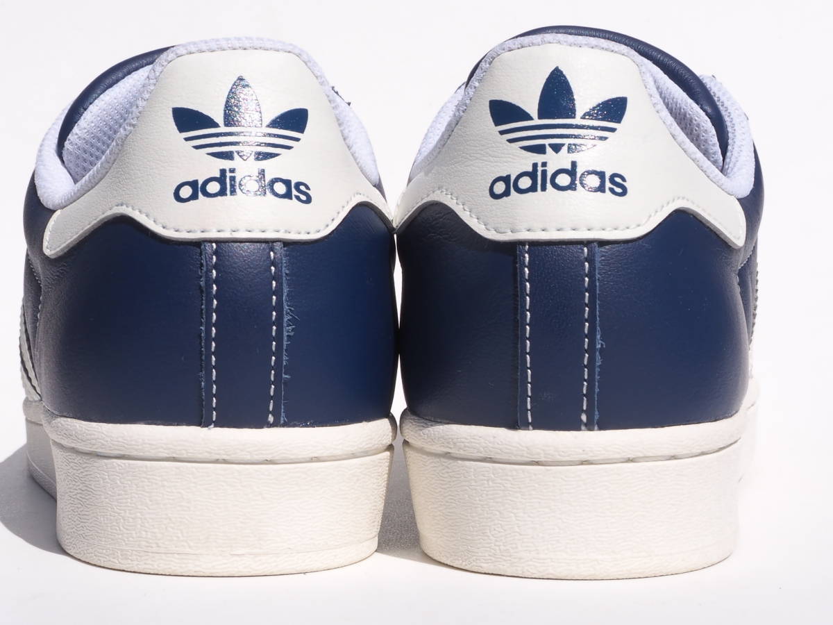 美品!! 20年 限定 adidas スーパースター Ⅱ 黒x白 25cm 金ベロ 