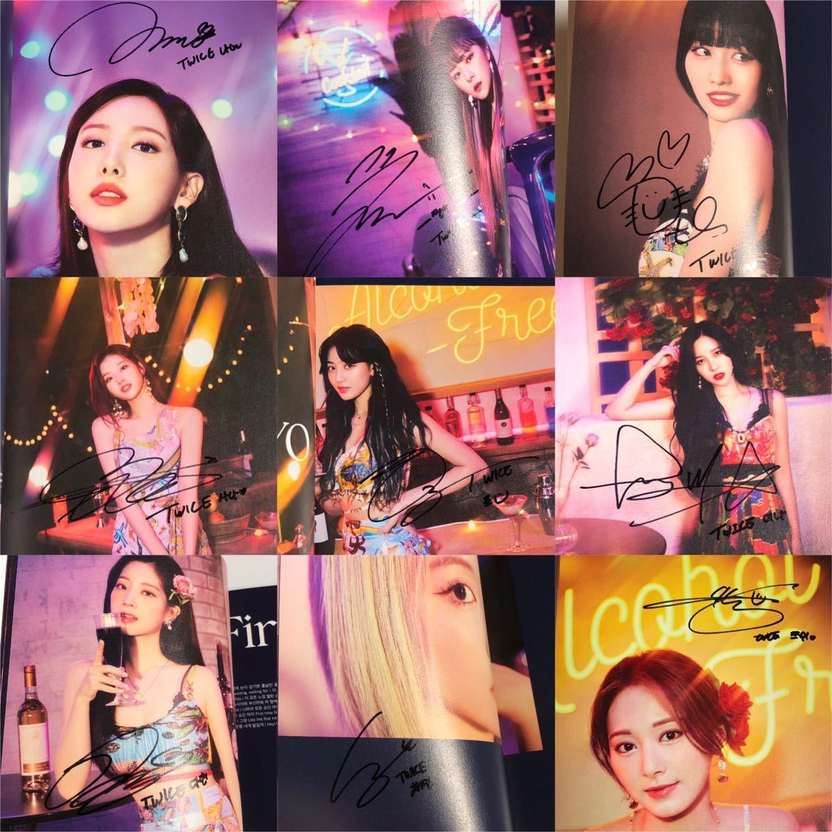 TWICE 直筆サインCD 6ヶ所(アジアンポップス)｜売買されたオークション