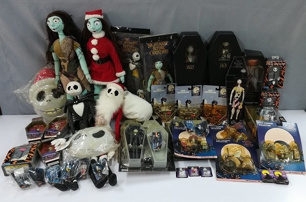 mP356d [まとめ] ナイトメア・ビフォア・クリスマス ジュンプランニング STUFFED FIGURE ジャック・スケリントン 他 | フィギュア T