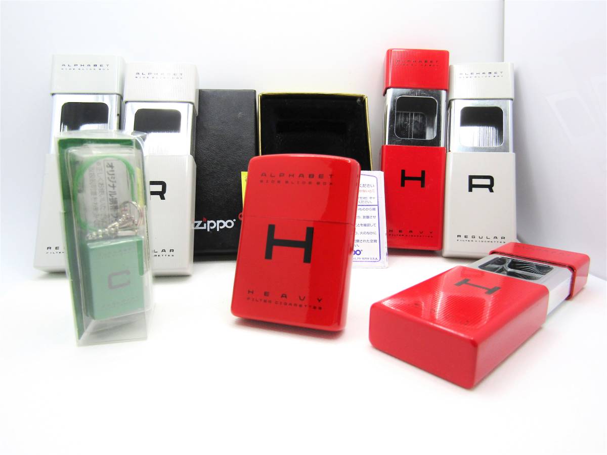  アルファベット Ｈ たばこ銘柄 zippoジッポ セット ２００４年(その他)｜売買されたオークション情報、yahooの商品情報をアーカイブ公開 - オークファン Zippo