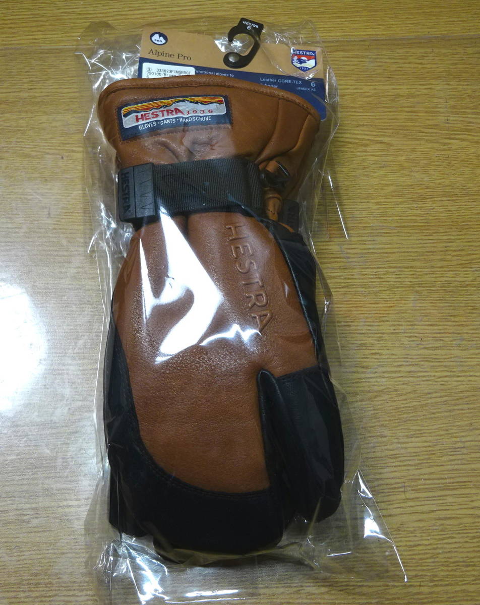 ◇新品◇23NEWモデル◇HESTRA◇3-Finger GTX Full Leather◇GORE-TEX