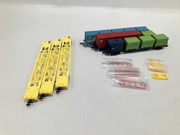 KATO TOMIX コキ110 コキ104 一部コンテナ有り Nゲージ 鉄道模型 中古 H7282254