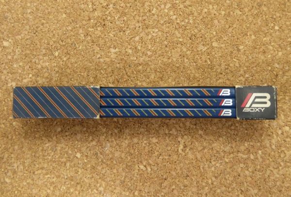 三菱鉛筆 鉛筆 BOXY 4017 青 HB 1ダース 四角鉛筆 廃番