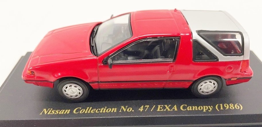 ミニカー Nissan Collection No. 47 EXA Canopy アシェット 1/43 日産コレクション NO.47 ニッサン エクサキャノピー