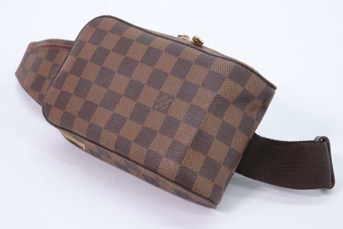 LOUIS VUITTON ルイヴィトン ダミエ ジェロニモス ボディバッグ ブラウン ショルダーバッグ 肩掛け レディース メンズ 鞄 かばん 0287-HY