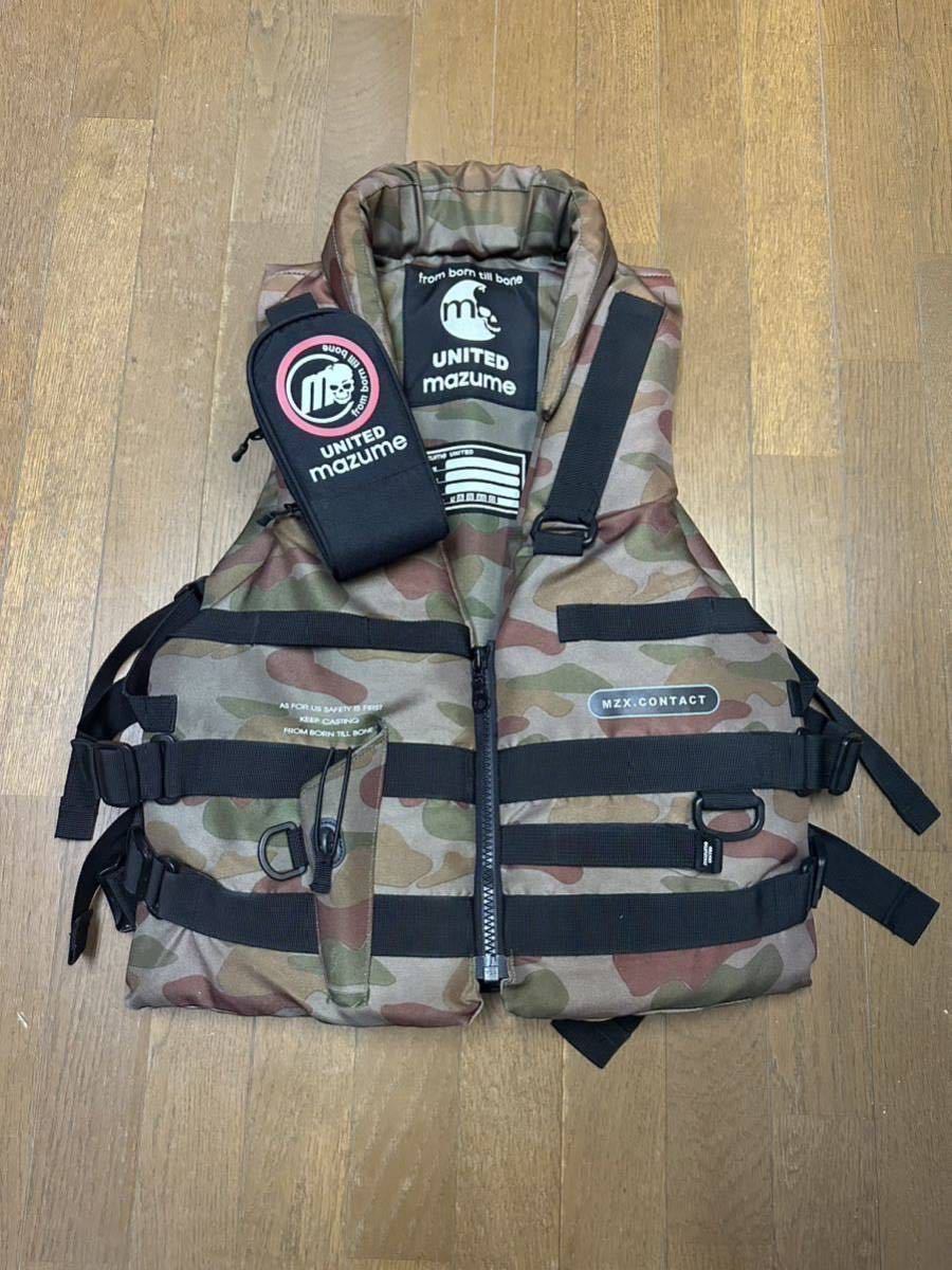 マズメ　MZXコンタクトライフジャケット　フローティングベスト　mazume 