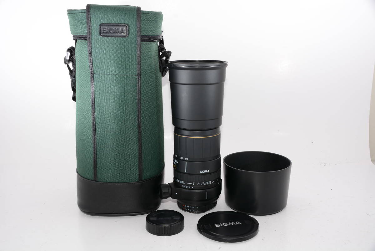 外観特上級】SIGMA 170-500mm F5-6.3 APO 望遠ズームレンズ ニコン
