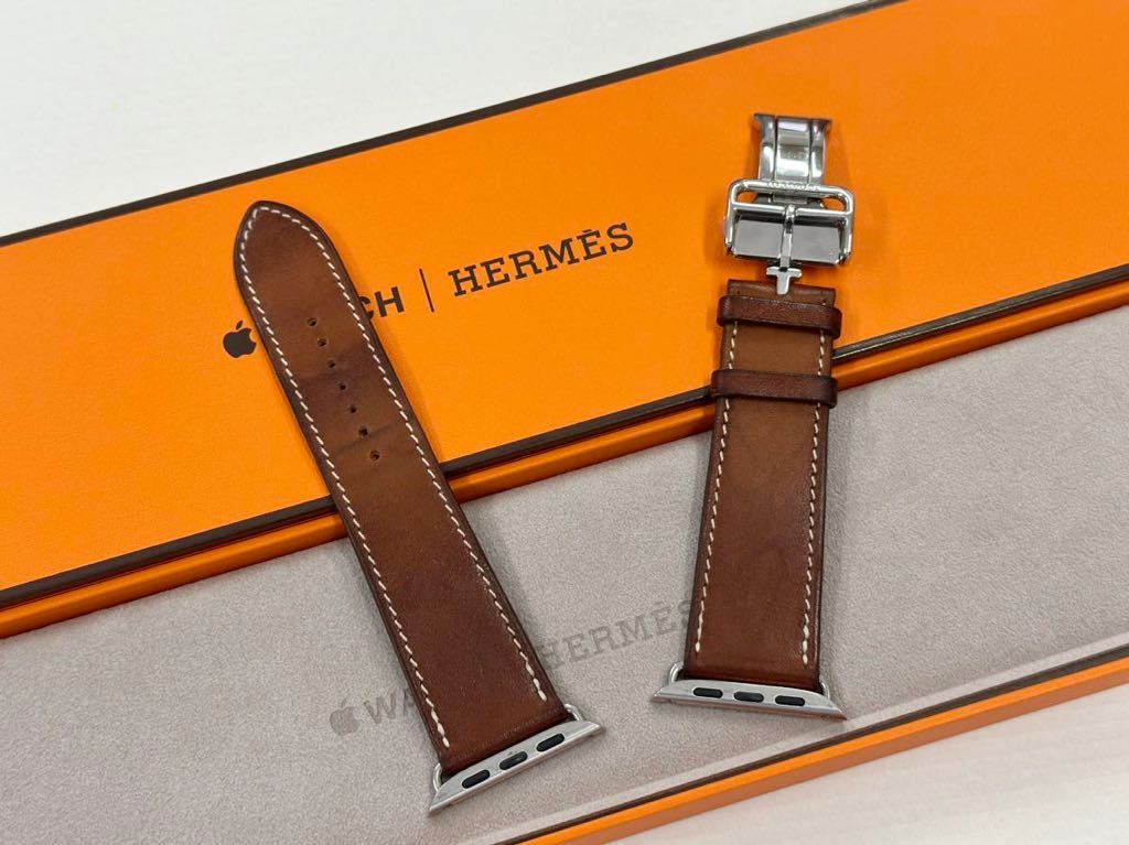 2507 Apple Watch エルメス　エベンヌ　ディプロイアント　バックル ☆即決 Apple watch HERMES エルメス Dバックル ディプロイアント