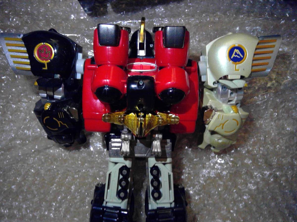 当時品 まとめて 百獣戦隊ガオレンジャー 百獣合体DXガオナイト ガオ 