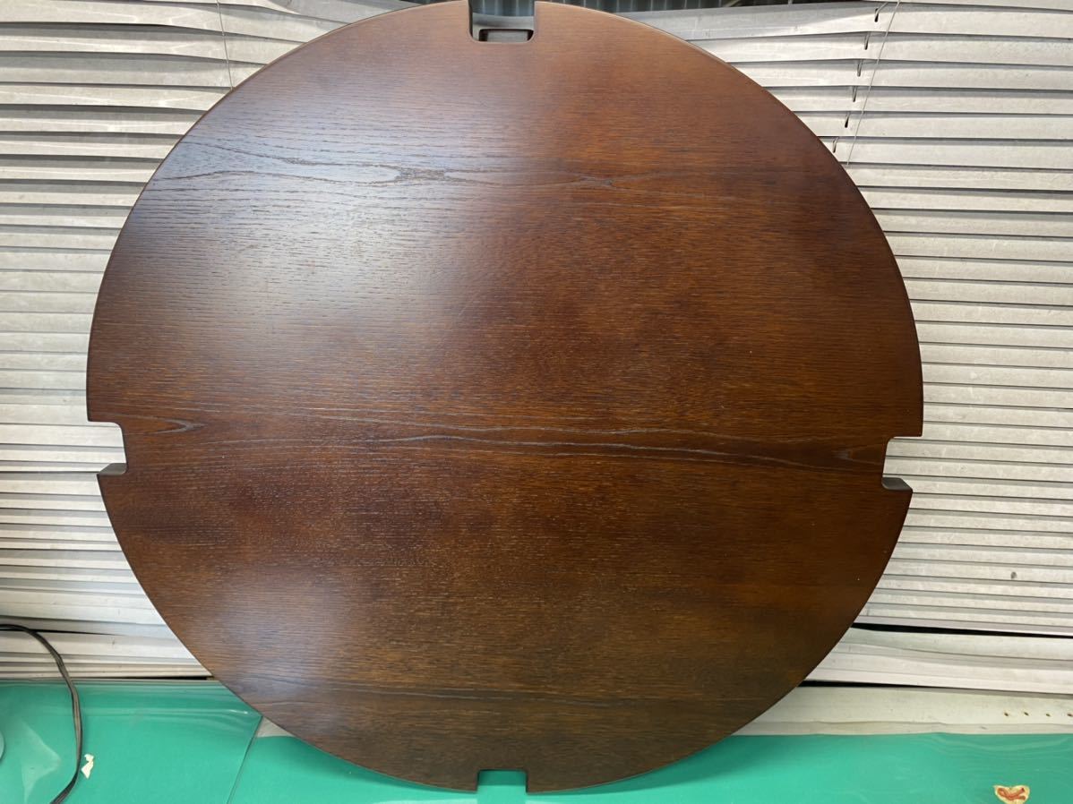  昭和レトロ 折りたたみ ちゃぶ台 丸テーブル 古民具 高さ :33cm 径約:75cm(座卓、ちゃぶ台)｜売買されたオークション情報、yahooの商品情報をアーカイブ公開 - オークファン 座卓、ちゃぶ台