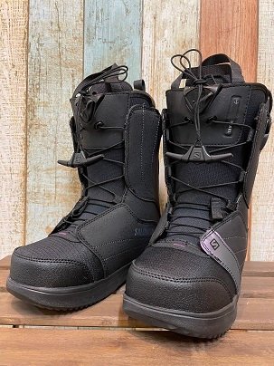 新品未使用 SALOMON PEARL BLK 22.5㎝ スノーボードブーツ21-22