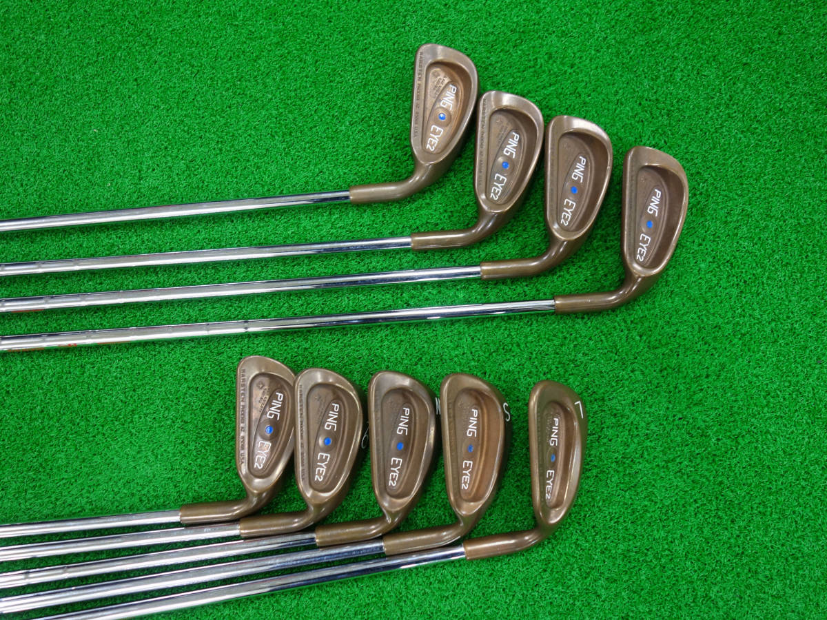 名機 Classic PING EYE2+ BeCu Iron 4-L (9本) 青ドット Modus3 アイ2 