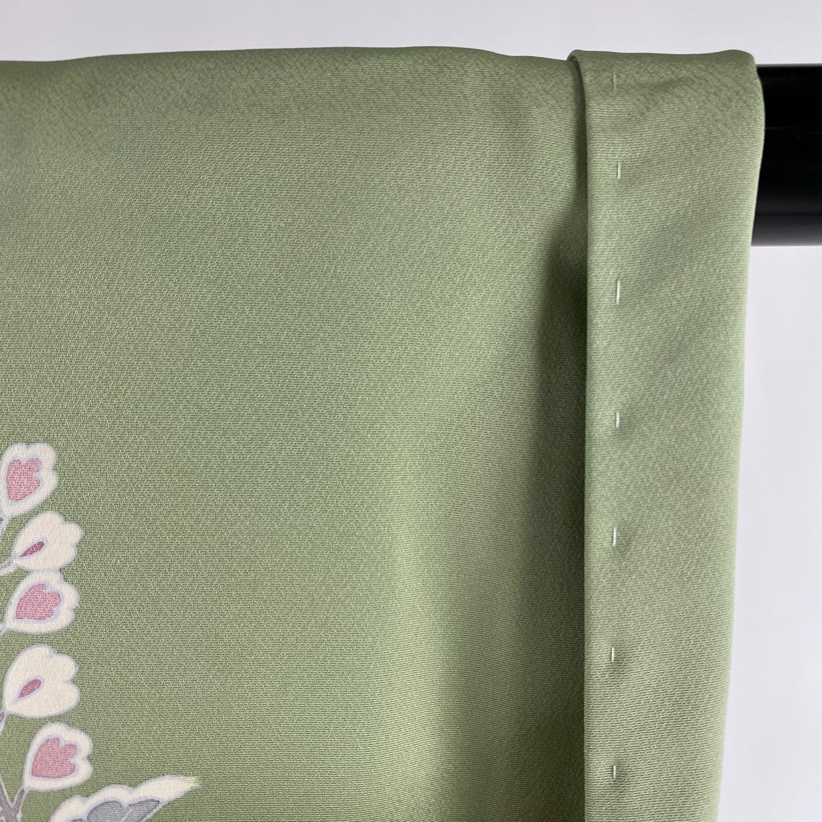 最安値，人気】 訪問着 名品 花唐草 金糸 金彩 抹茶色 袷 身丈163.5cm