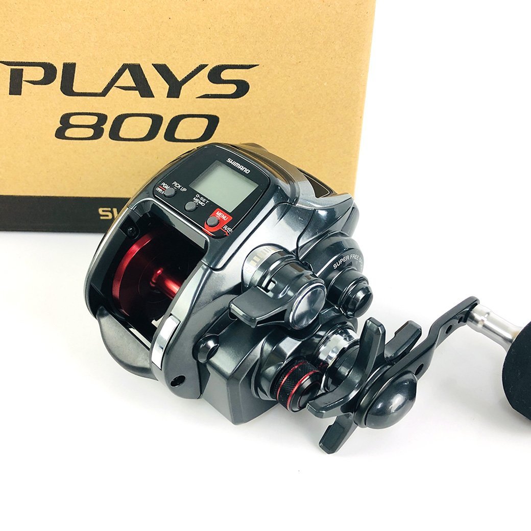 SHIMANO PLAYS 800 電動リール と接続コード(綺麗な中古品です) SHIMANO PLAYS 800 電動リール と接続コード(綺麗な中古品です) 実釣未