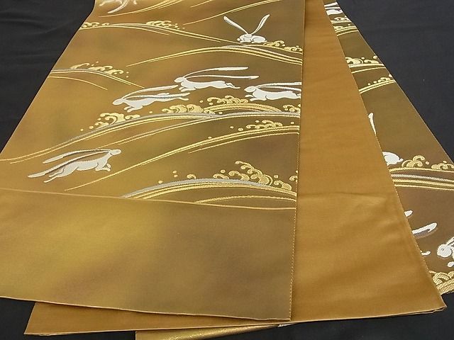 ◇六通柄袋帯【宝金綴 桐花笹竹文】 ◇六通柄