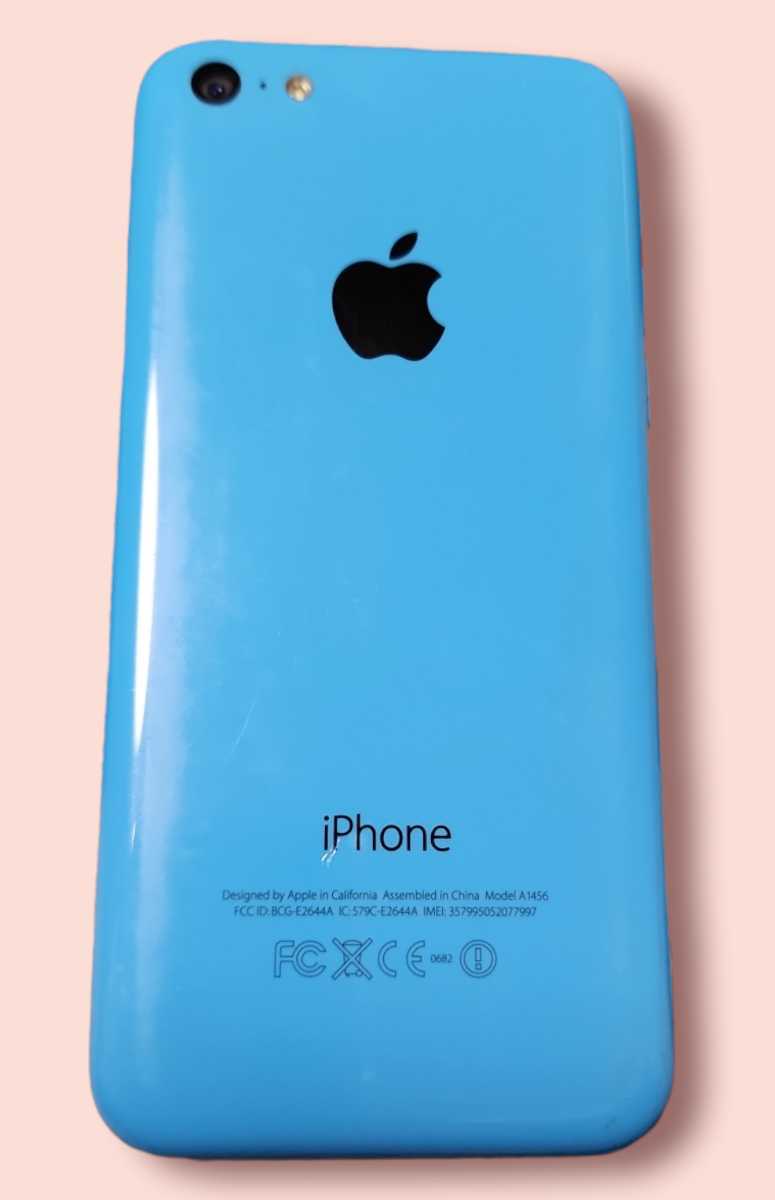 iPhone 5c 32GB ブルー 本体 箱付き 初期化済み 動作確認済み iPhone