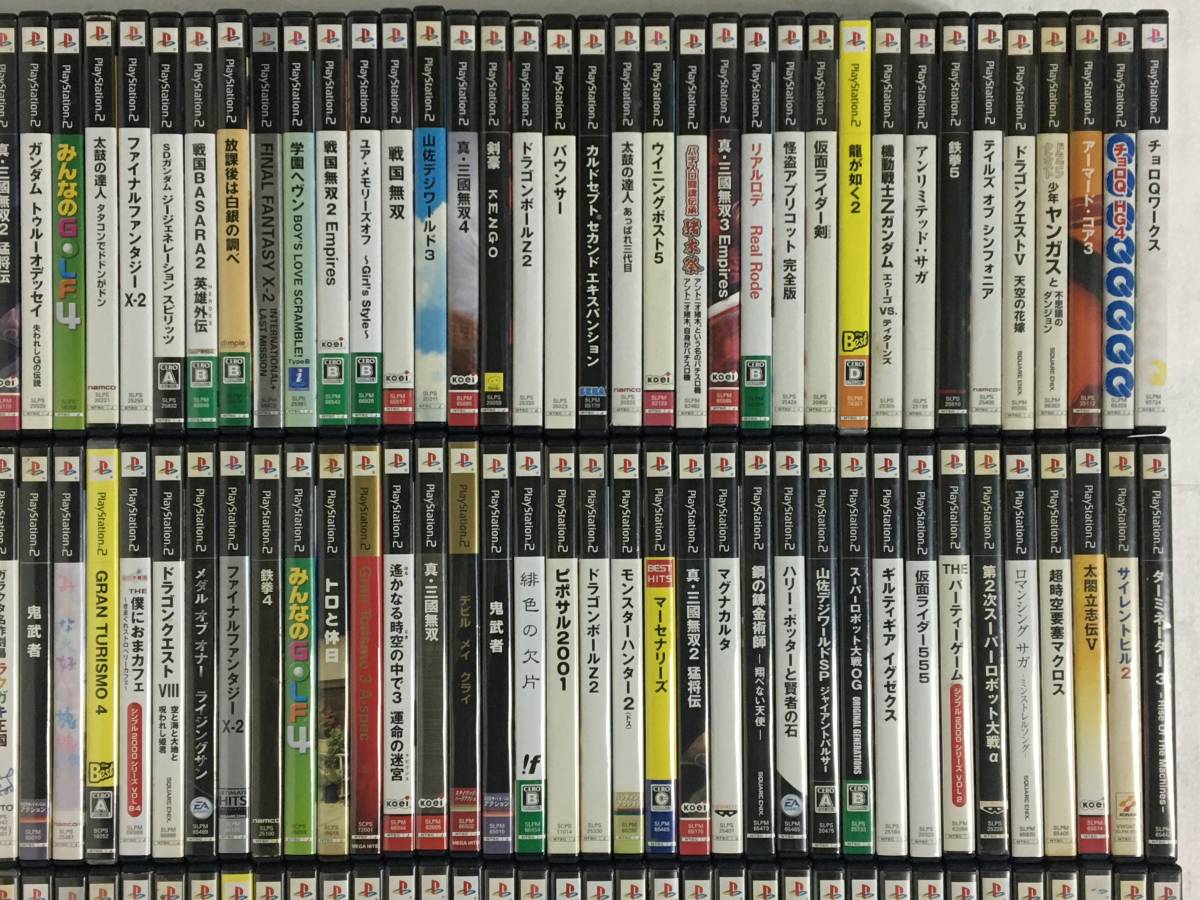 ★☆P752 PS2 プレステ2 ソフト 大量 300本 まとめ売り チョロQワークス HG4 ターミネーター3 東京バス案内1・2 超時空要塞マクロス 他☆★ 300本 大量 まとめ売り