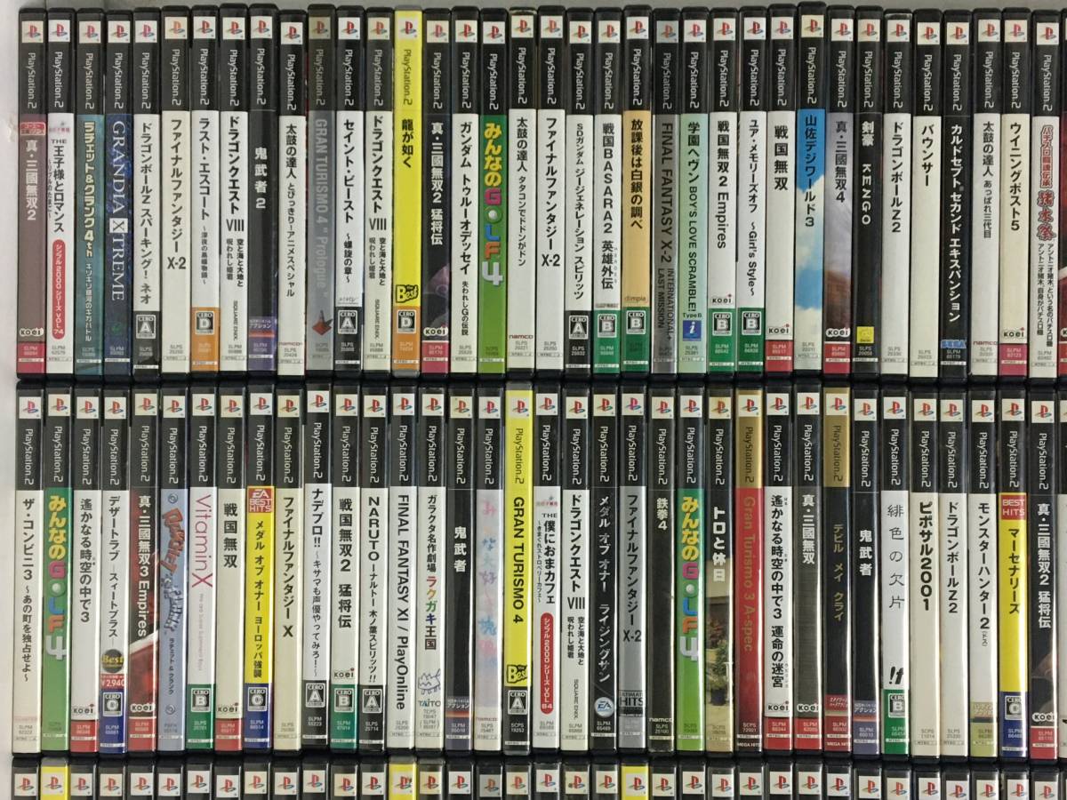 ★☆P752 PS2 プレステ2 ソフト 大量 300本 まとめ売り チョロQワークス HG4 ターミネーター3 東京バス案内1・2 超時空要塞マクロス 他☆★ 300本 大量 まとめ売り